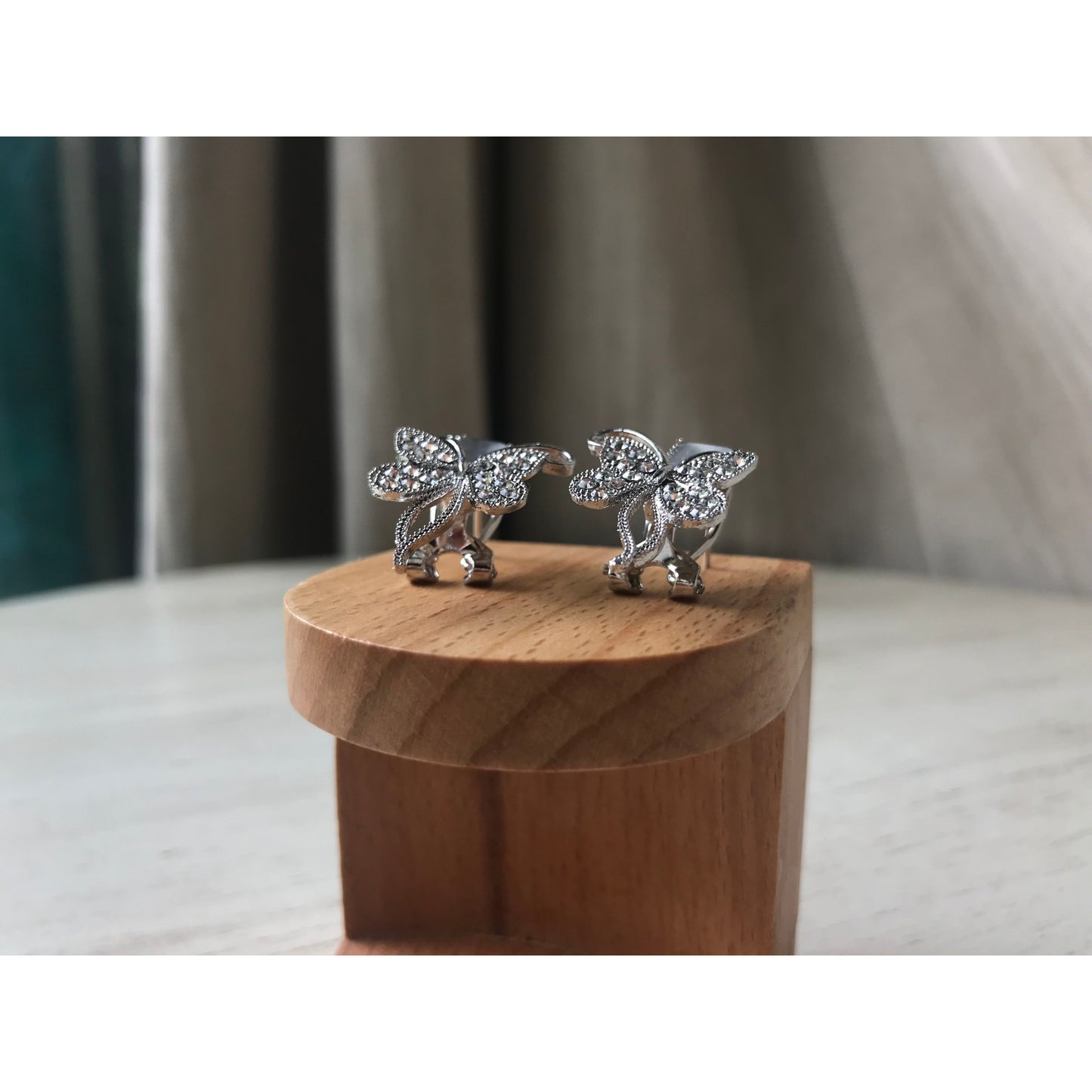 Silver Butterfly Bliss Earrings | Sparkle Fly Jewelry