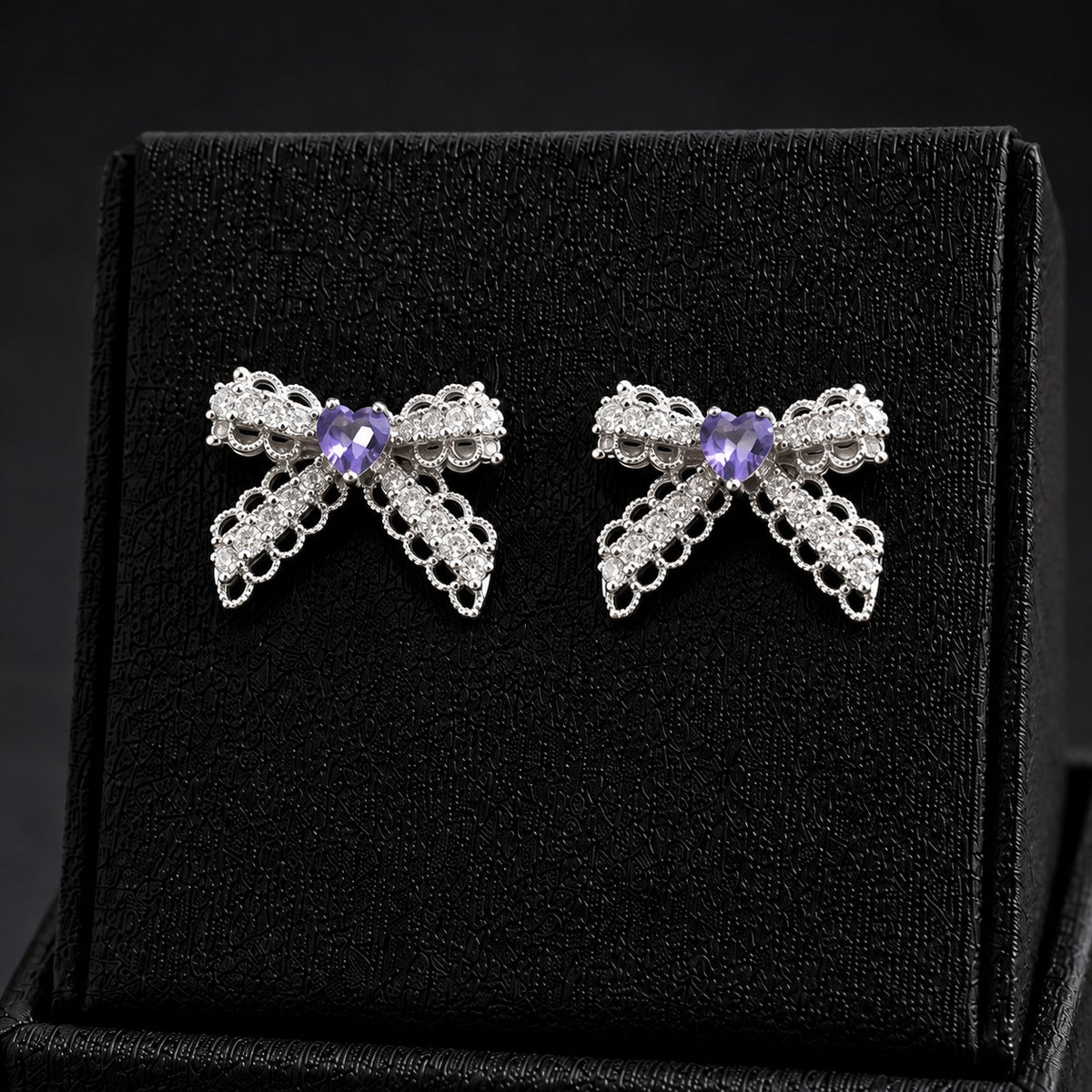 Amorette Bow Studs- 3 Colours