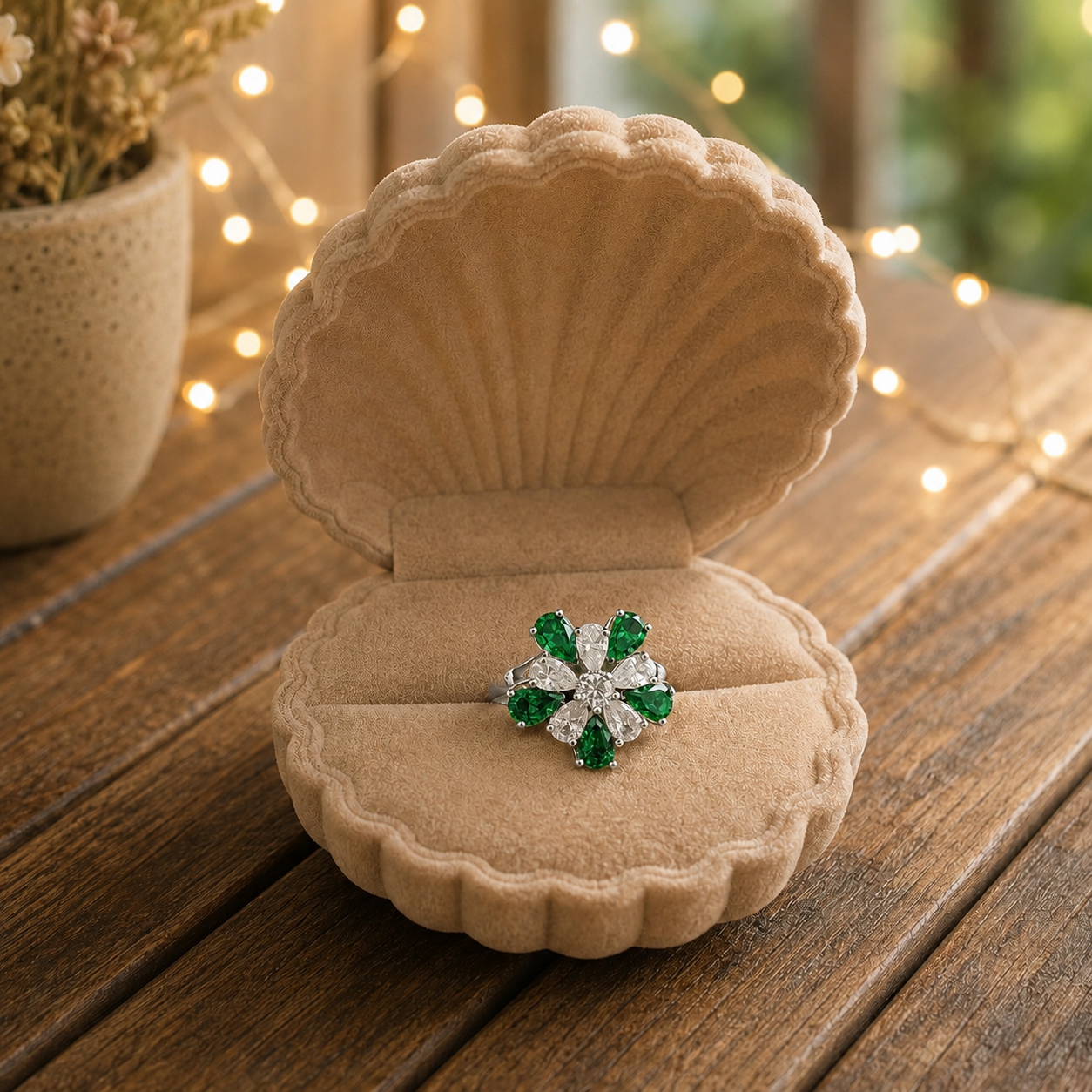 Aurora Petal Bloom Ring