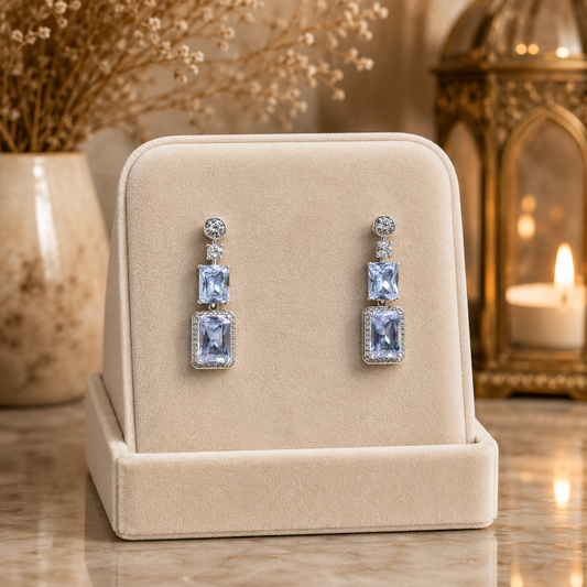 Crystal Cascade Earrings | Sparkling Statement Jewelry