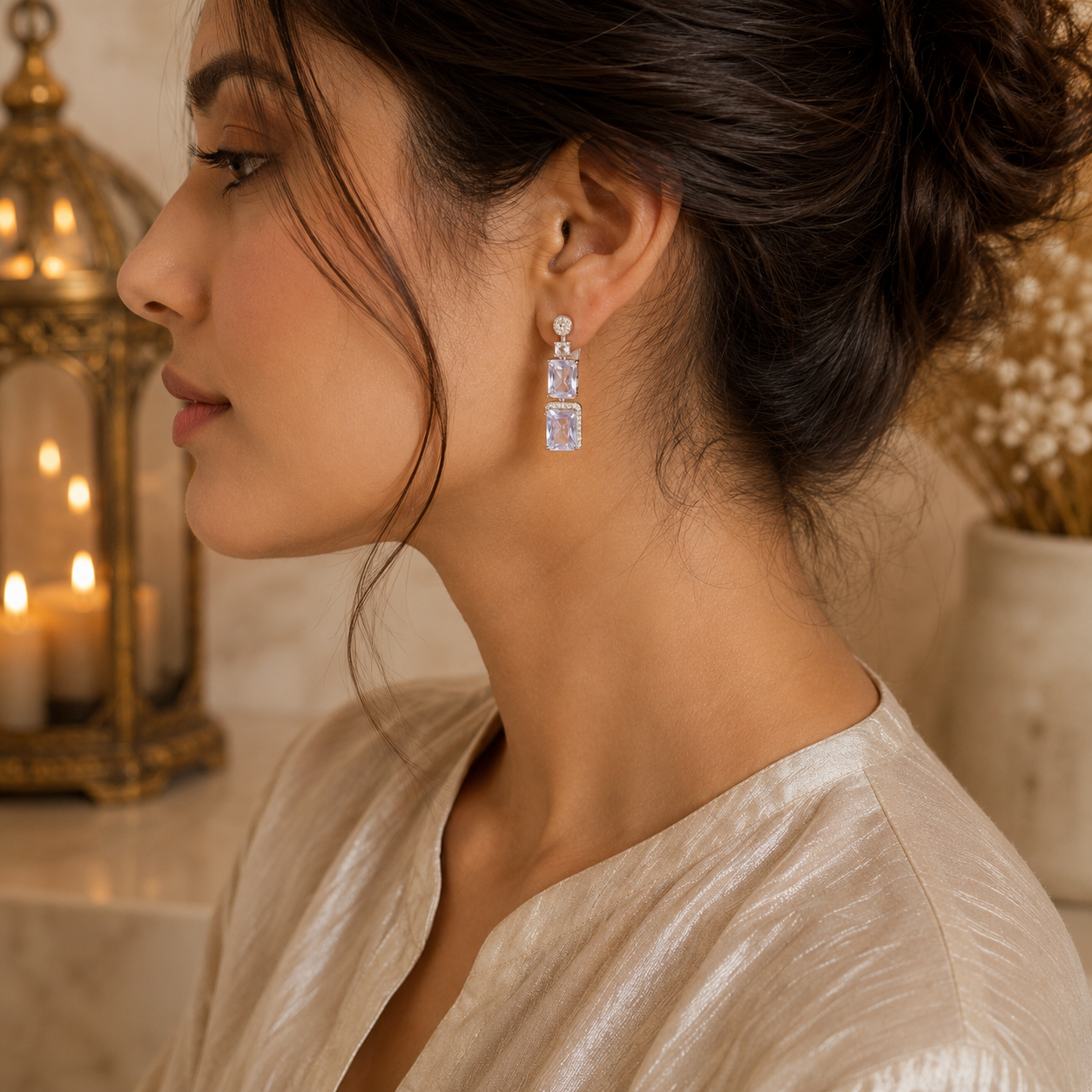 Crystal Cascade Earrings | Sparkling Statement Jewelry