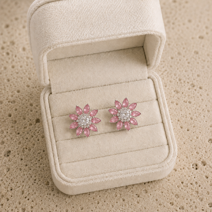 Prism Petal Crystal Studs