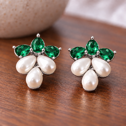 Grape Dew Pearl Studs- 6 Colours