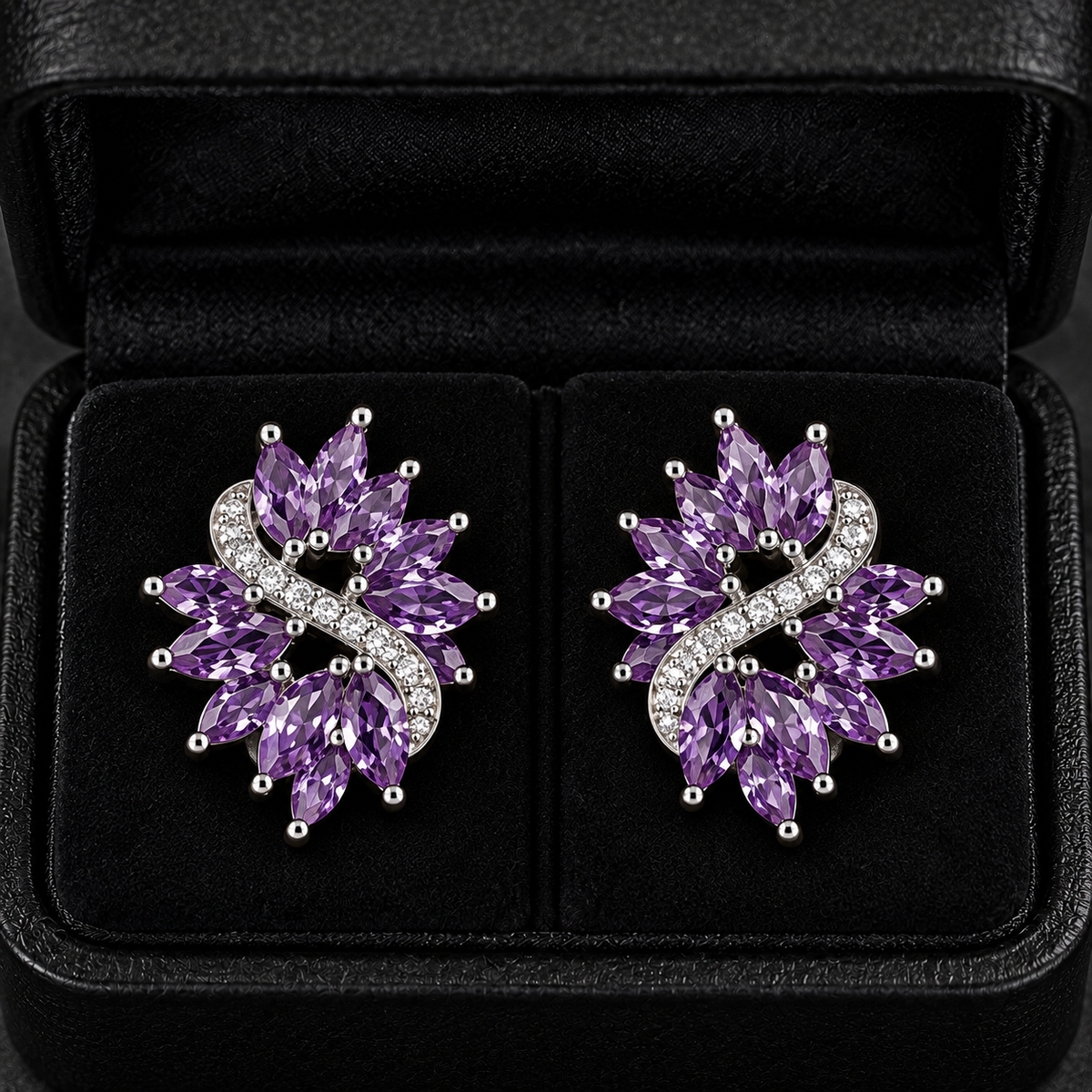 Violet Arc Studs