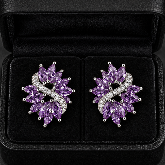 Violet Arc Studs