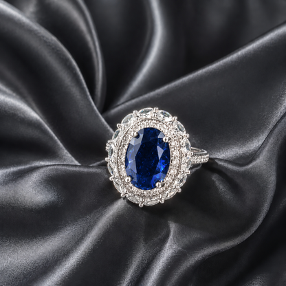 Verdant Oval Ring
