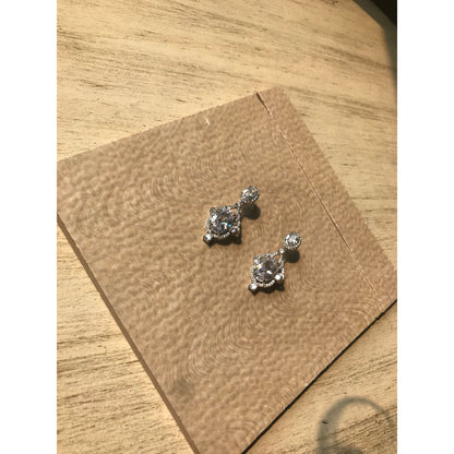 Lumina Gems Dangle Earrings | Elegant Silver Jewelry