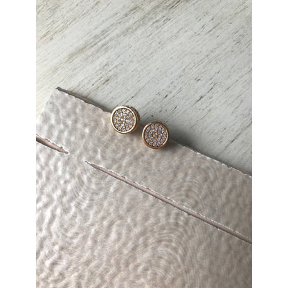 Sparkling Pave Studs | Silver Or Gold Options