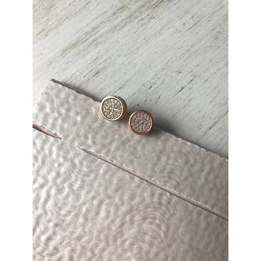 Sparkling Pave Studs | Silver Or Gold Options