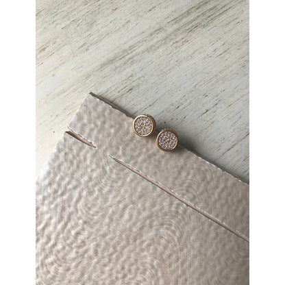 Sparkling Pave Studs | Silver Or Gold Options
