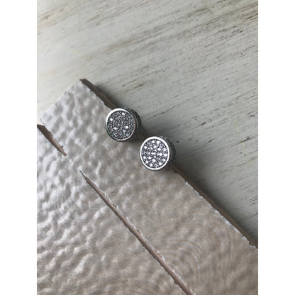 Sparkling Pave Studs | Silver Or Gold Options