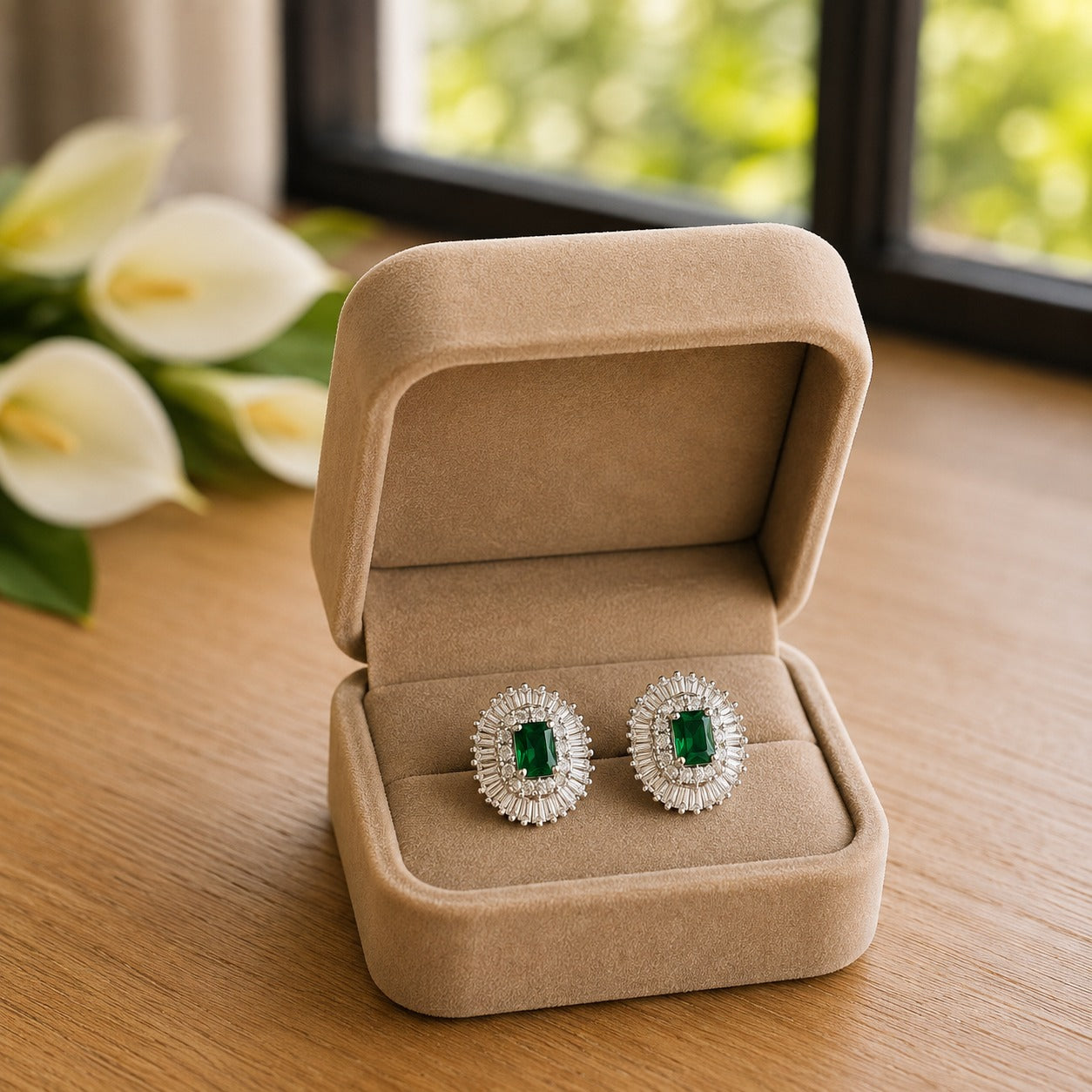 Aurora Halo Stud Earrings- Available in 4 colours