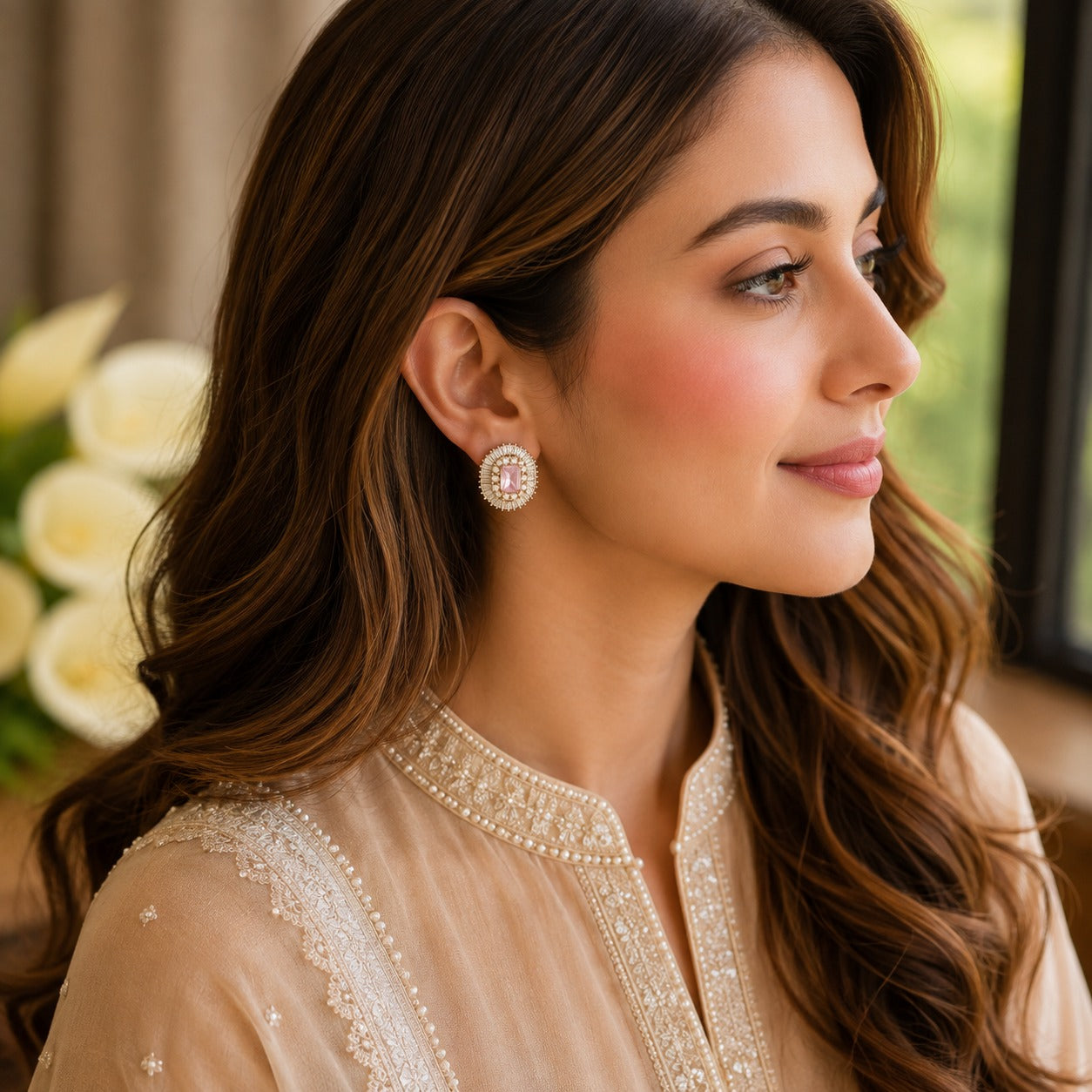 Aurora Halo Stud Earrings- Available in 4 colours