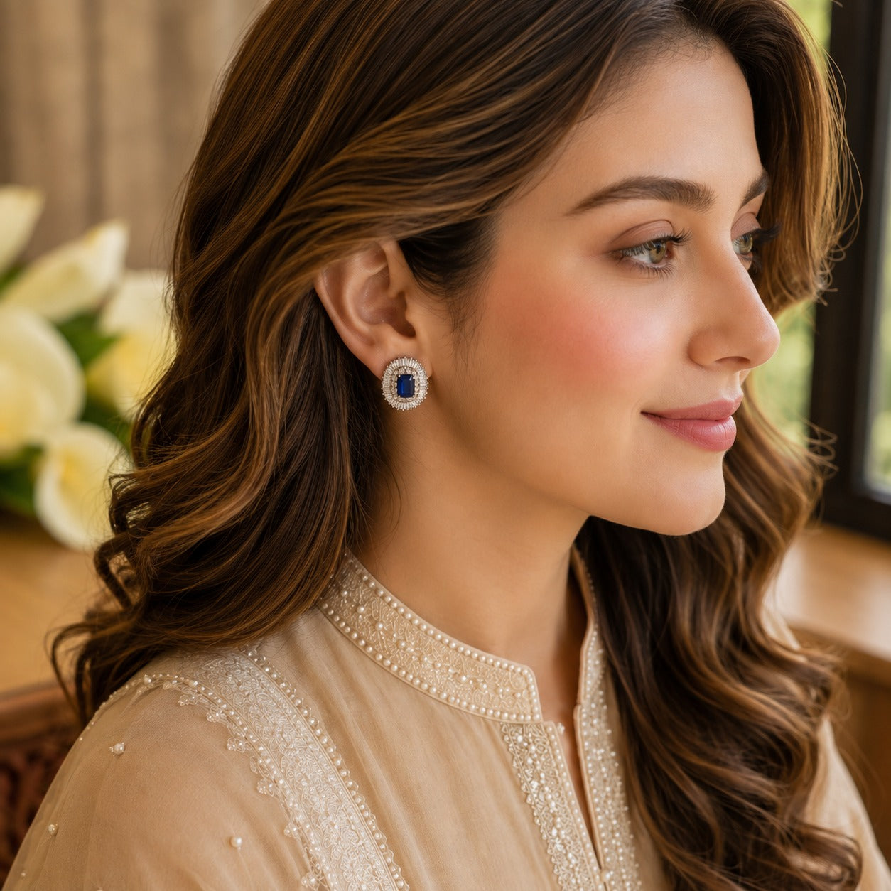 Aurora Halo Stud Earrings- Available in 4 colours