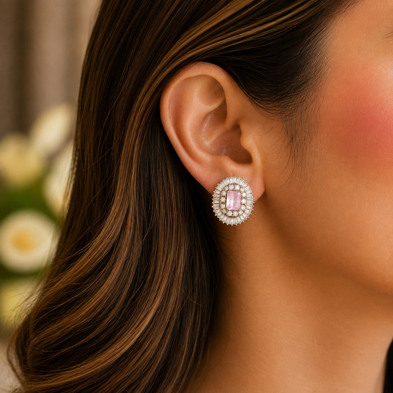 Aurora Halo Stud Earrings- Available in 4 colours