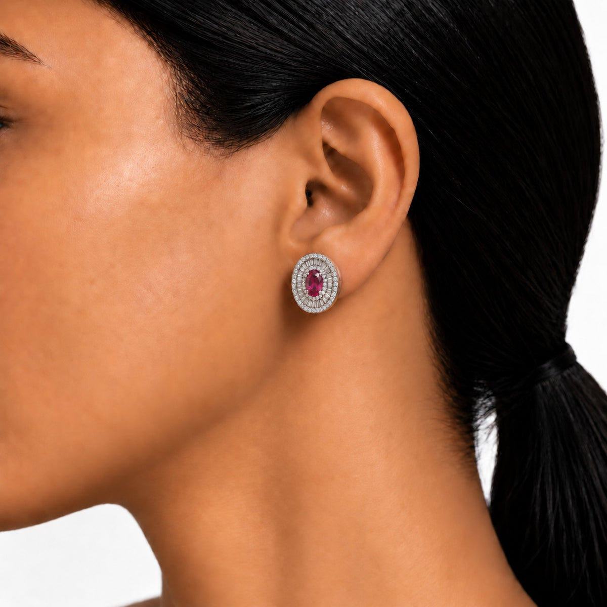 Crownline Oval Studs- 6 colour variants