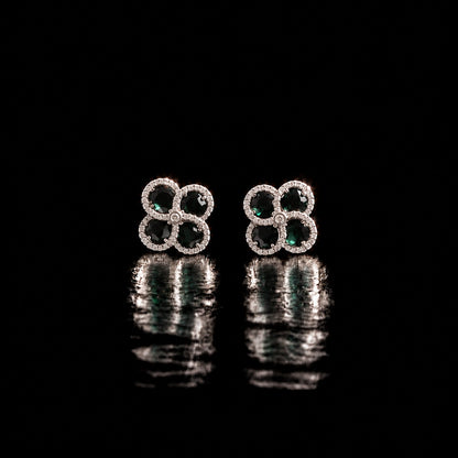 Quadra Halo Studs- 8 colour variants