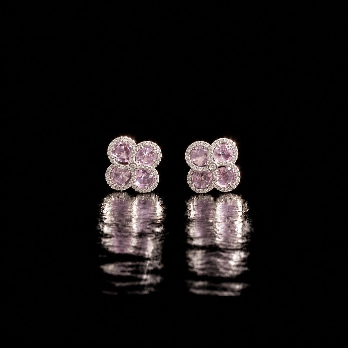 Quadra Halo Studs- 8 colour variants
