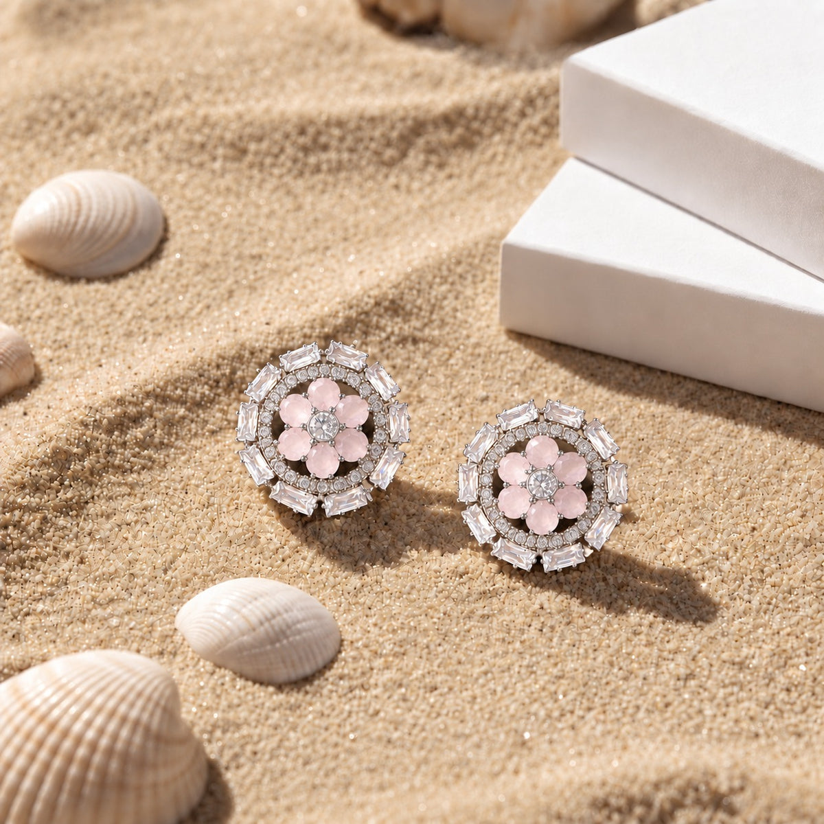 Petal Orbit Studs - 4 Colours