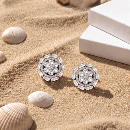 Petal Orbit Studs - 4 Colours