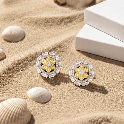 Petal Orbit Studs - 4 Colours