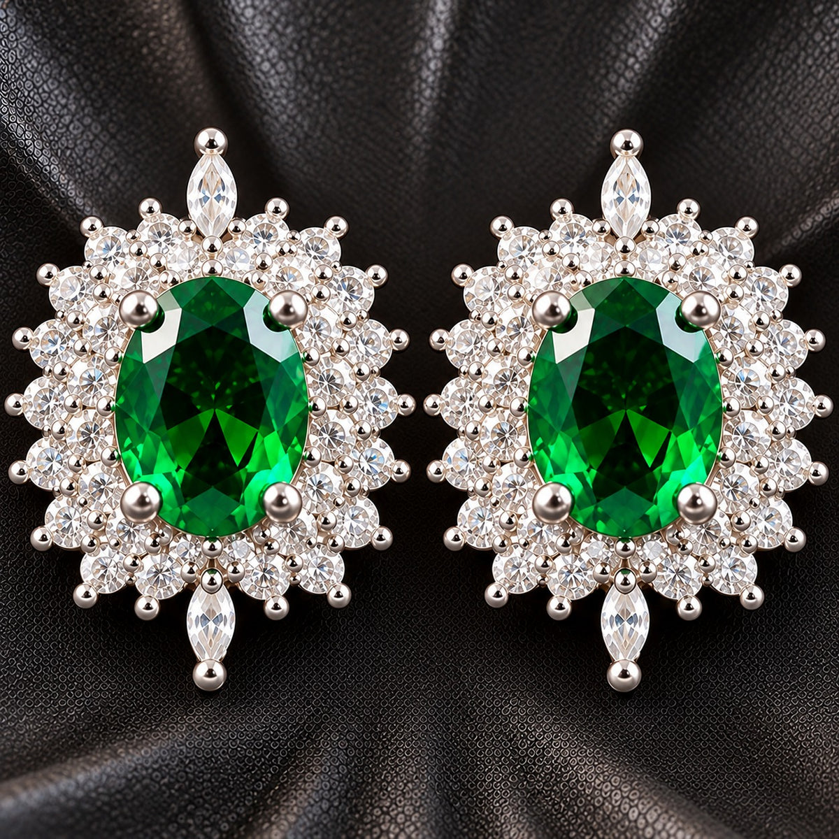 The Duchess Oval Studs - 3 colours