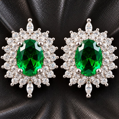 The Duchess Oval Studs - 3 colours