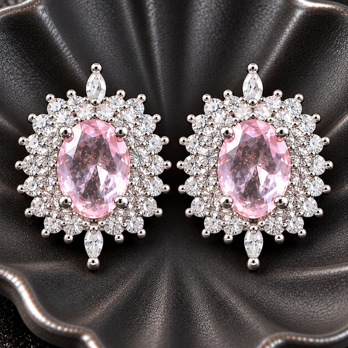 The Duchess Oval Studs - 3 colours