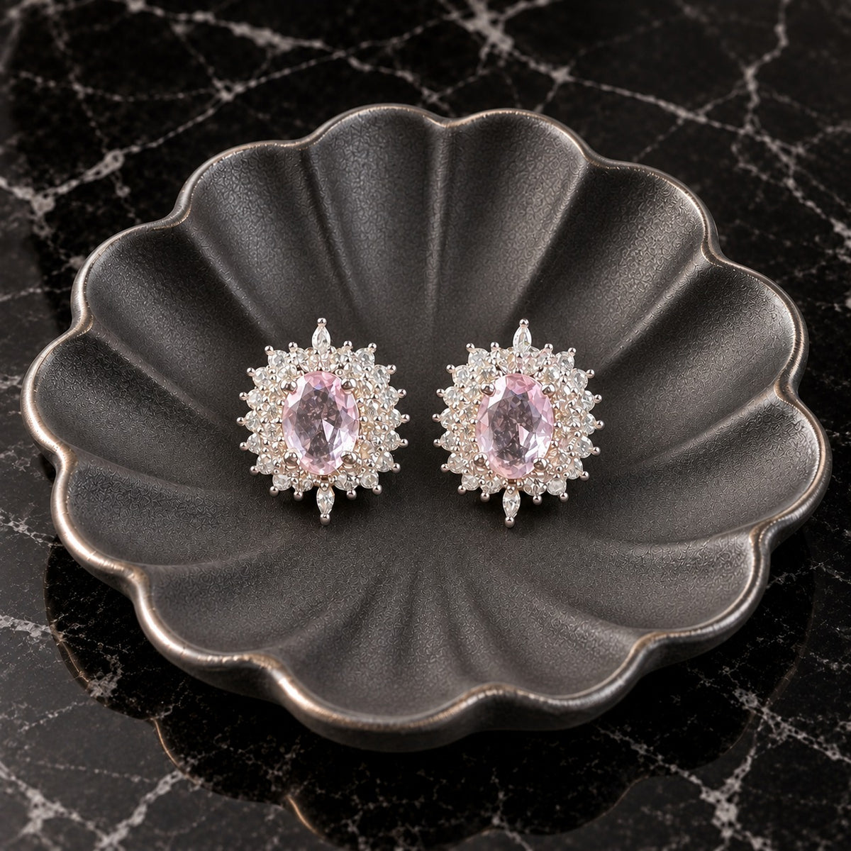The Duchess Oval Studs - 3 colours