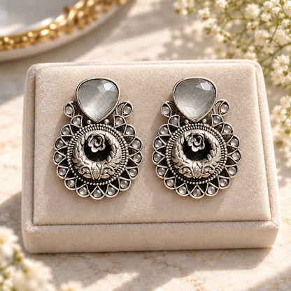 The Courtyard Rose Earrings - 3 Colours