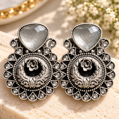 The Courtyard Rose Earrings - 3 Colours