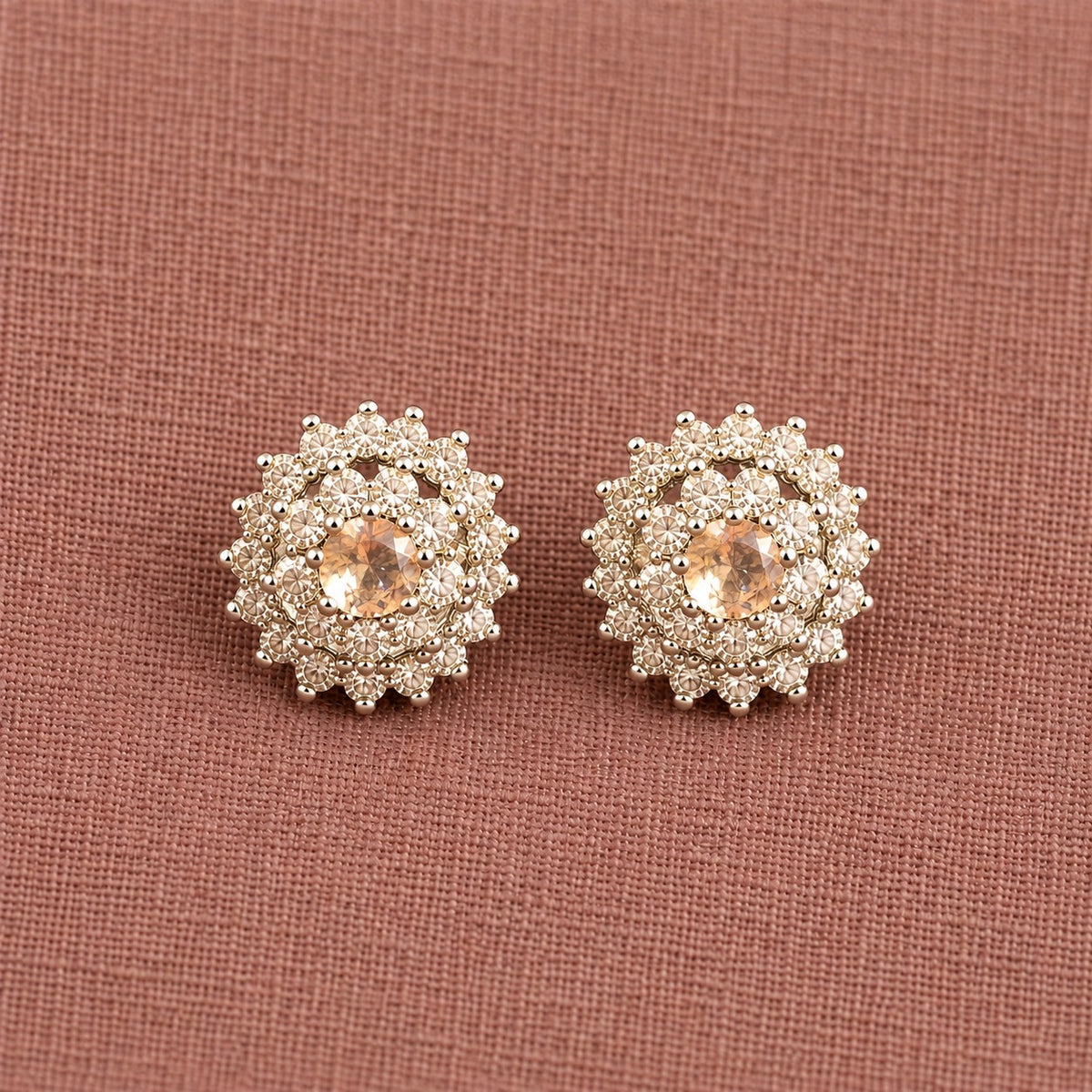 The Kensington Cluster Studs -  5 Colours