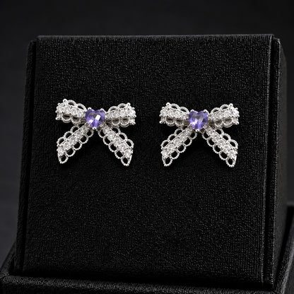 Amorette Bow Studs- 3 Colours