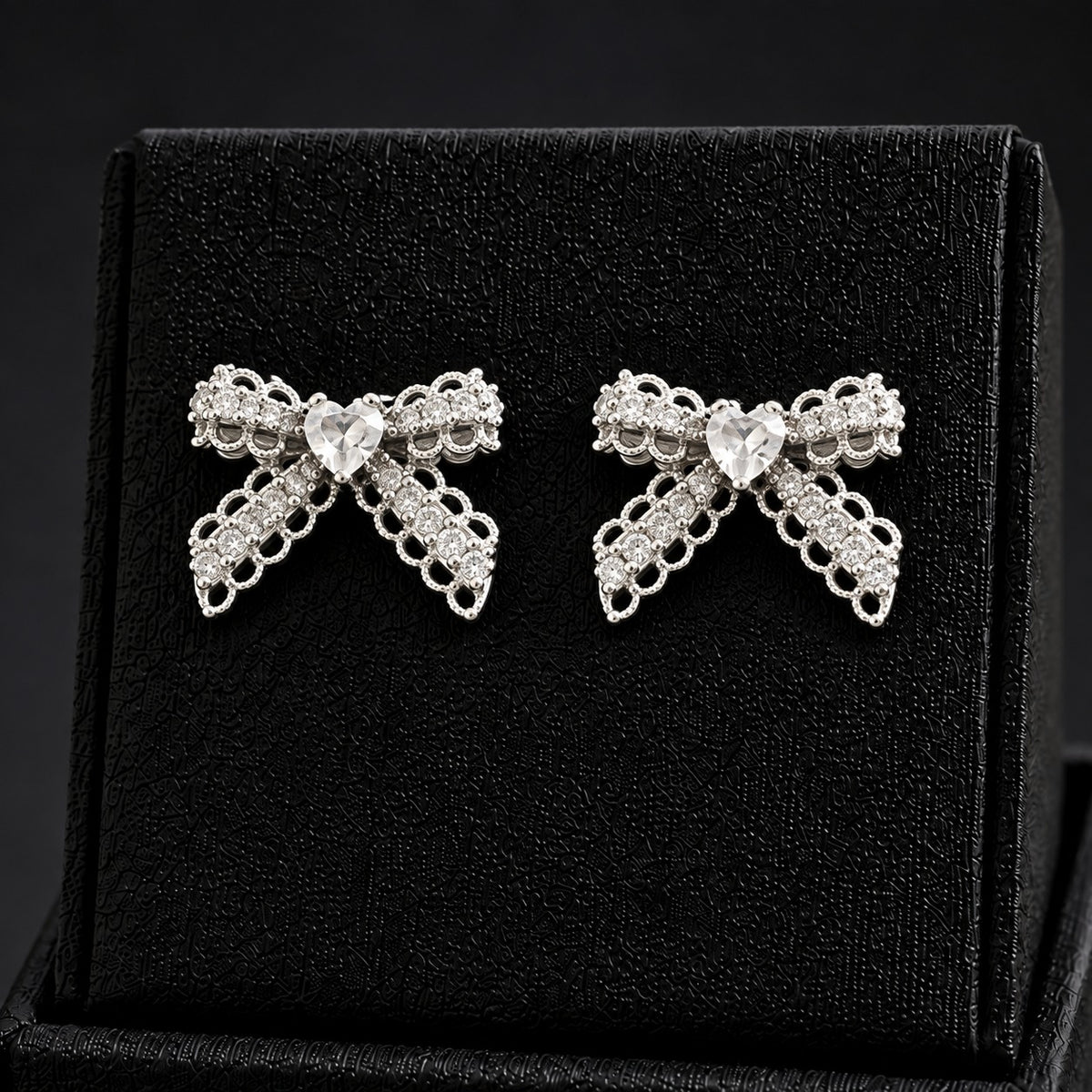 Amorette Bow Studs- 3 Colours