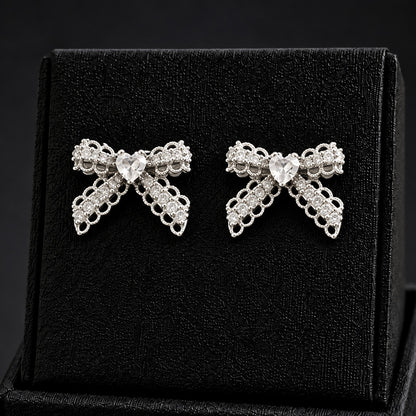 Amorette Bow Studs- 3 Colours