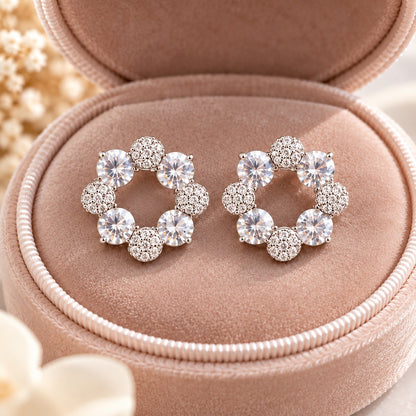 Luna Halo Studs- available in 3 colours