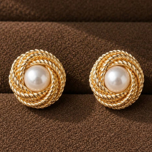 Pearl Coil Studs