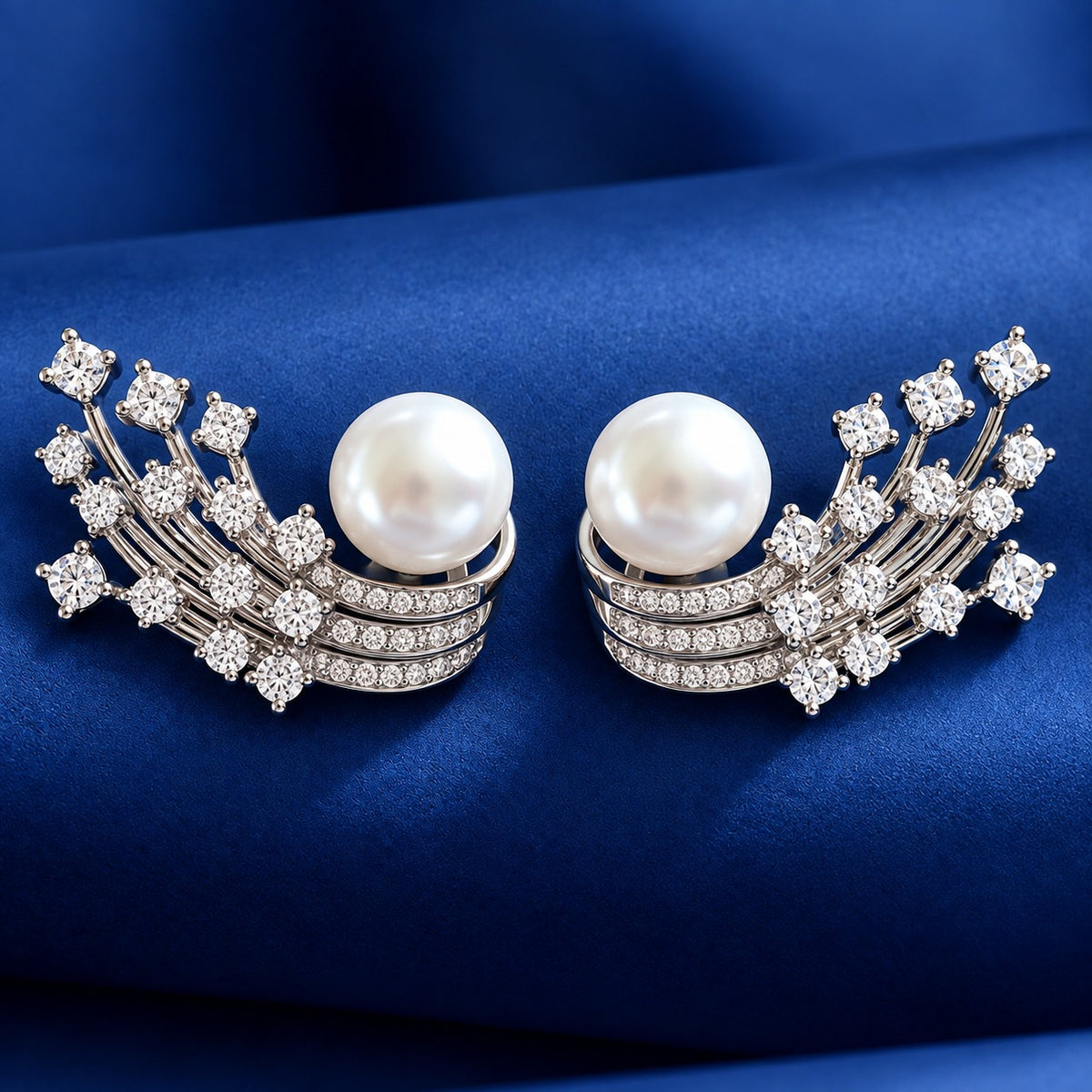 Celestial Sweep Pearl Studs