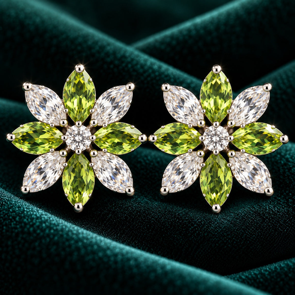 Petal Circuit Studs- Available in 5 colours