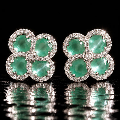 Quadra Halo Studs- 8 colour variants